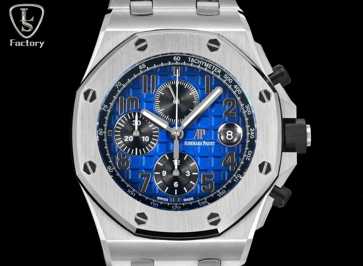 Audemars Piguet Royal Oak Offshore Chronograph 42mm Stainless Steel Blue Dial