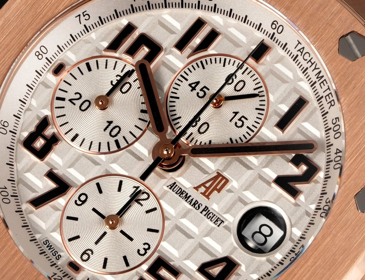 Audemars Piguet Royal Oak Offshore Chronograph 42mm Rose Gold Cream Dial