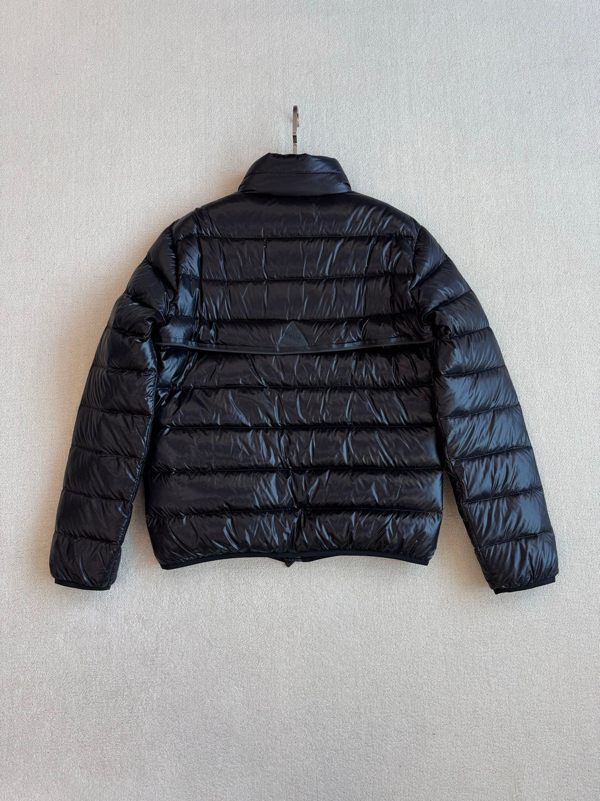 MC 2025 Short Down Jacket Black Gloss Polyester