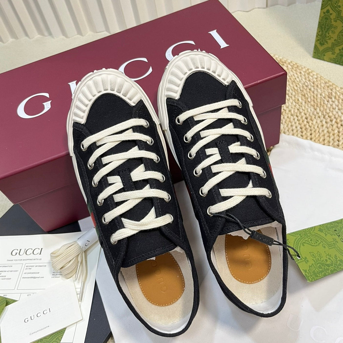 GG Ace signature Sneaker Black