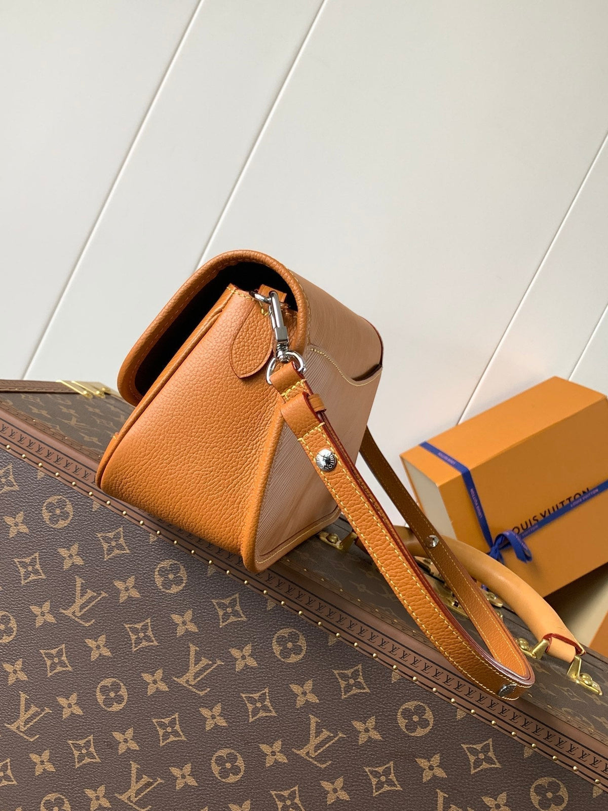 LV Buci Bag 24.5cm Brown Epi Leather 241086