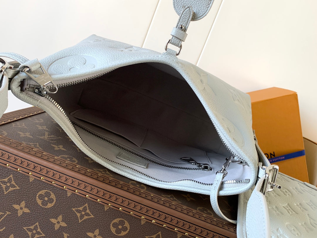 LV Carryall Bag White Monogram Empreinte Leather 251791