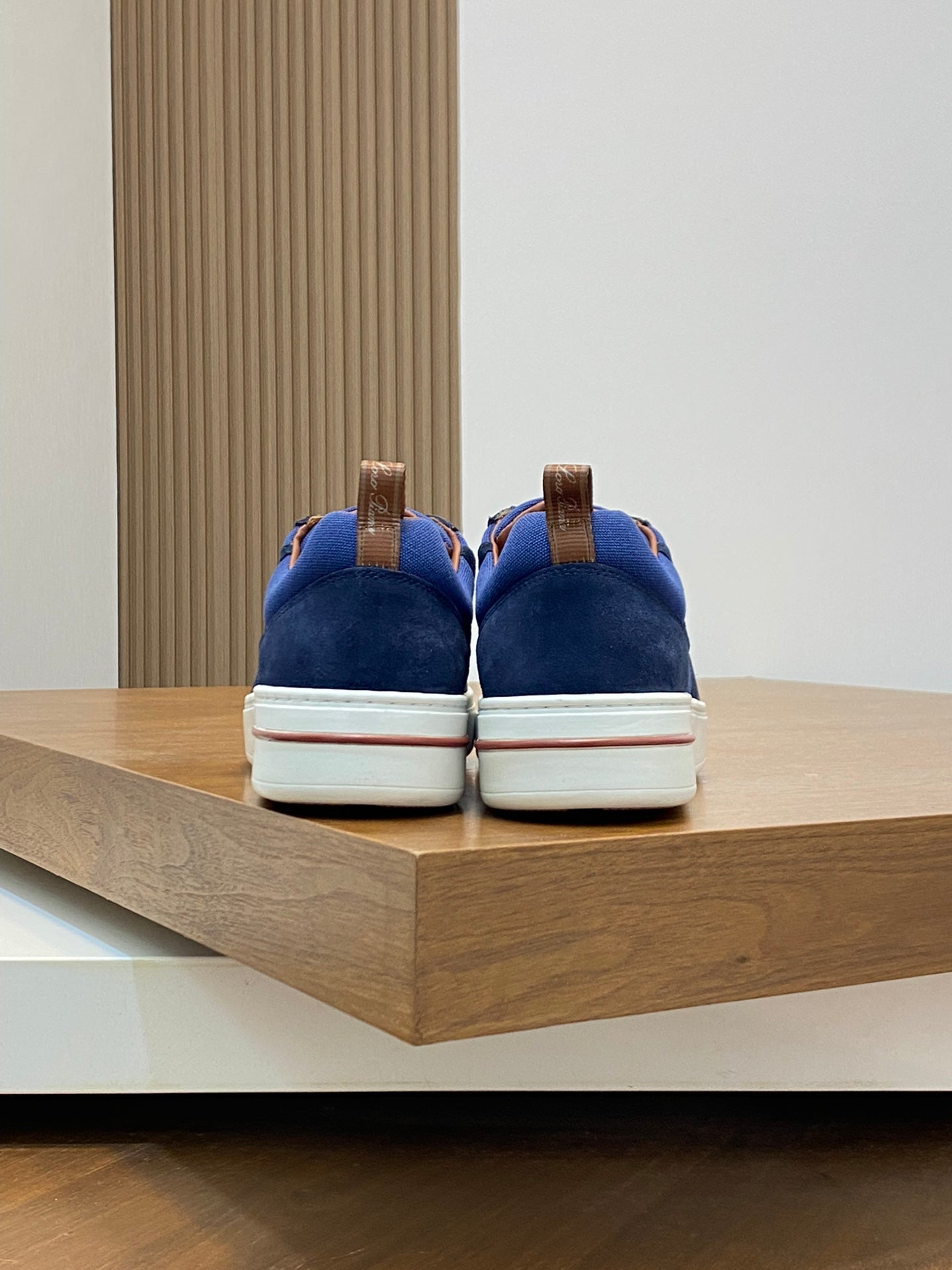 LP 2025 Newport Walk Sneaker Microfibre Navy Blue Suede