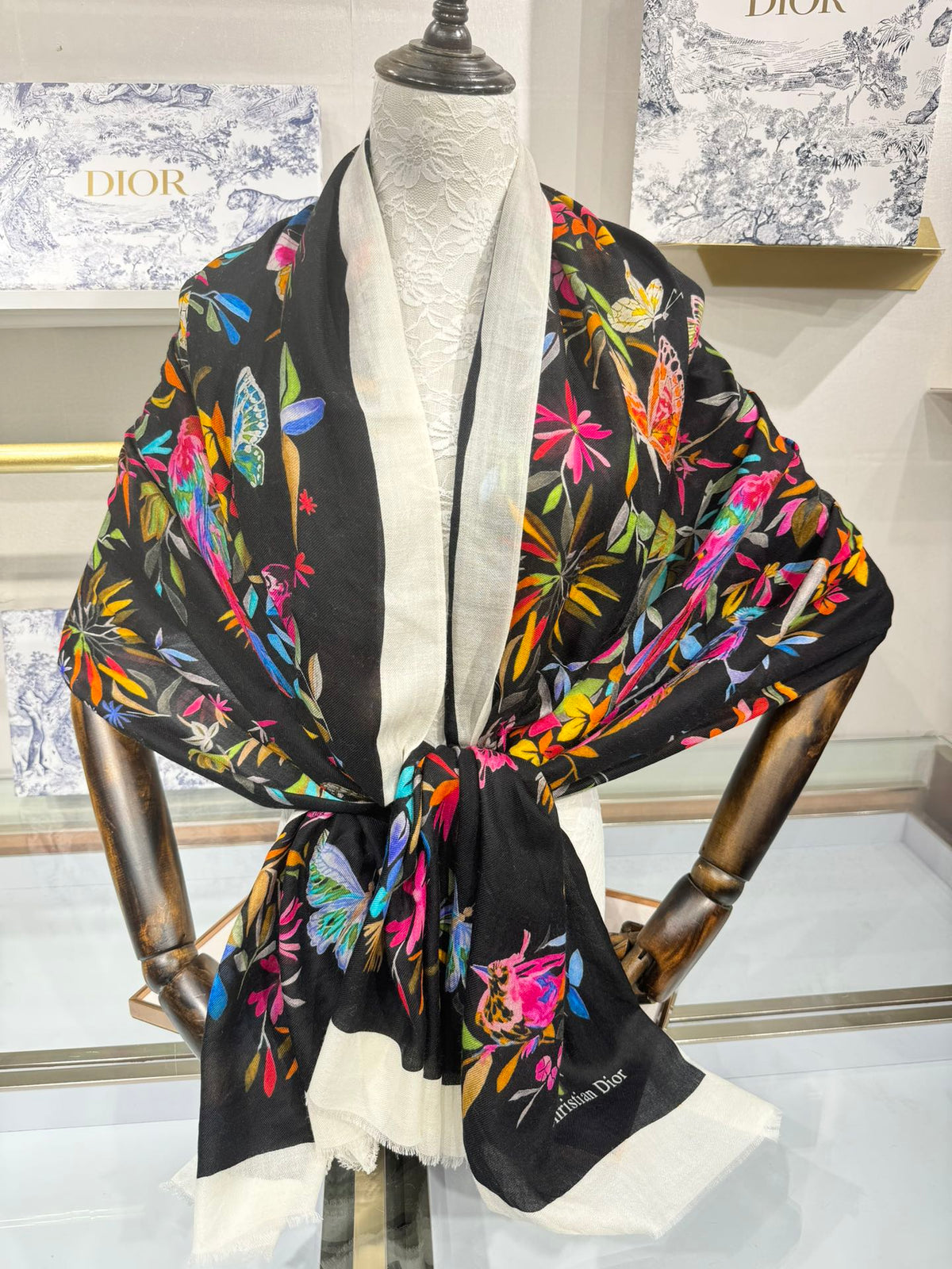 Dior 2026 Fantastica Scarf 200cm Silk 188571