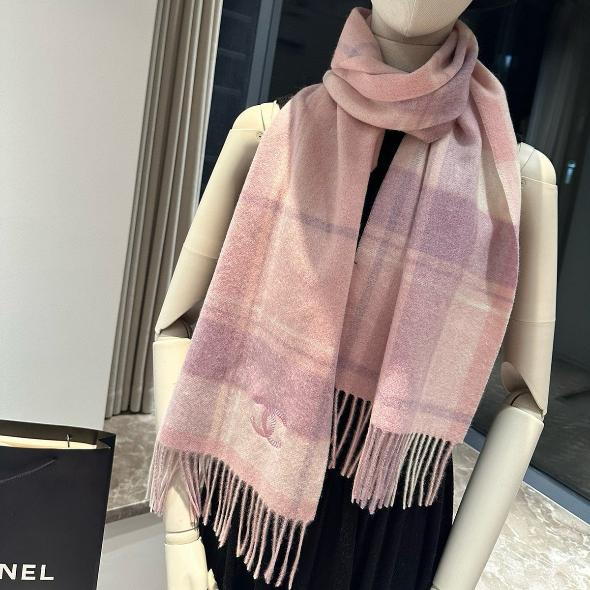 CC Scarf 180 CM In Colorful Cashmere 394483