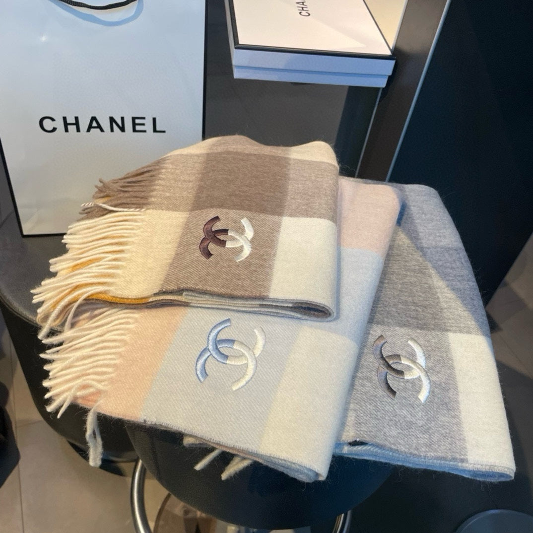 CC Scarf 180 CM In Colorful Cashmere 396316