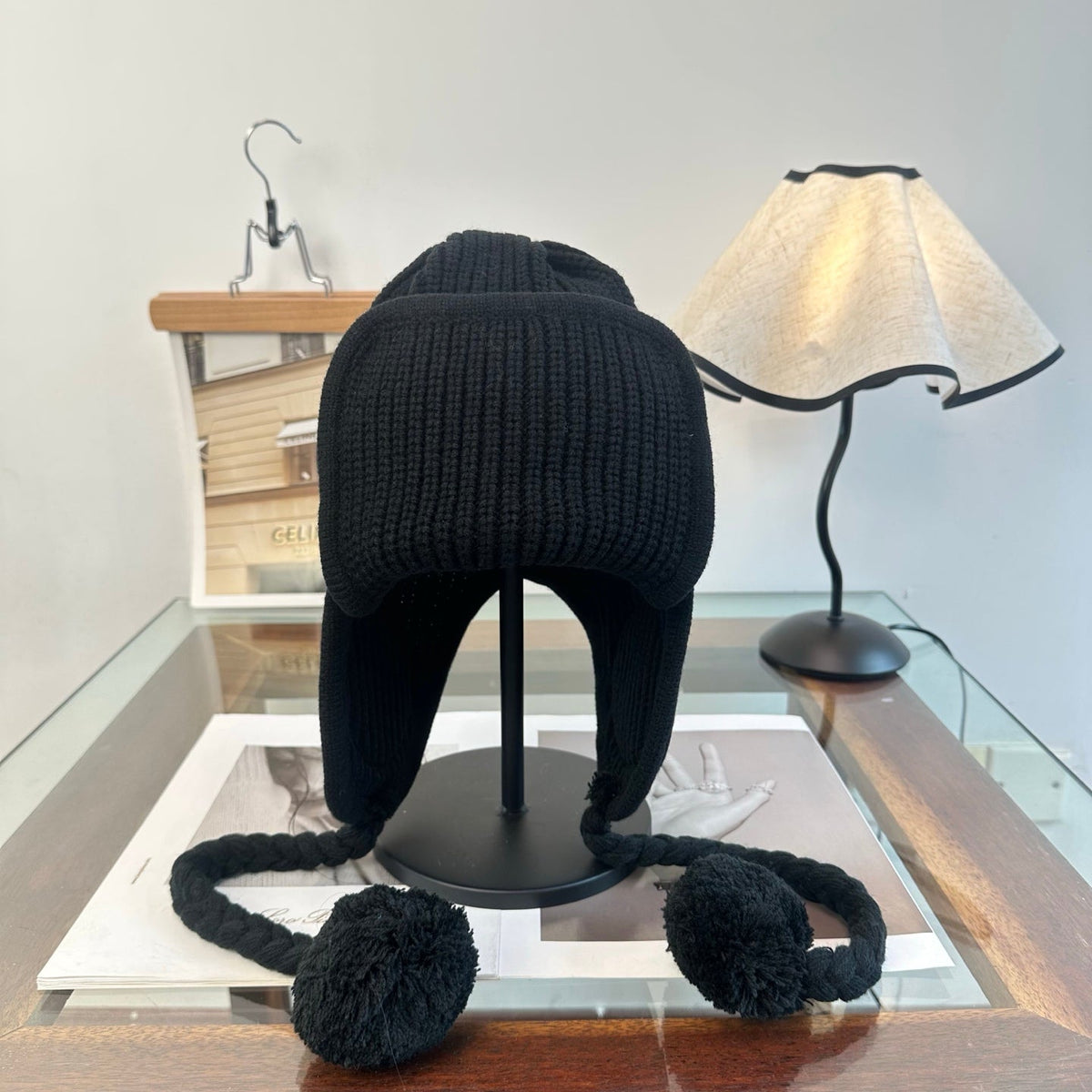 Chanel Cashmere Trapper Hat 512505
