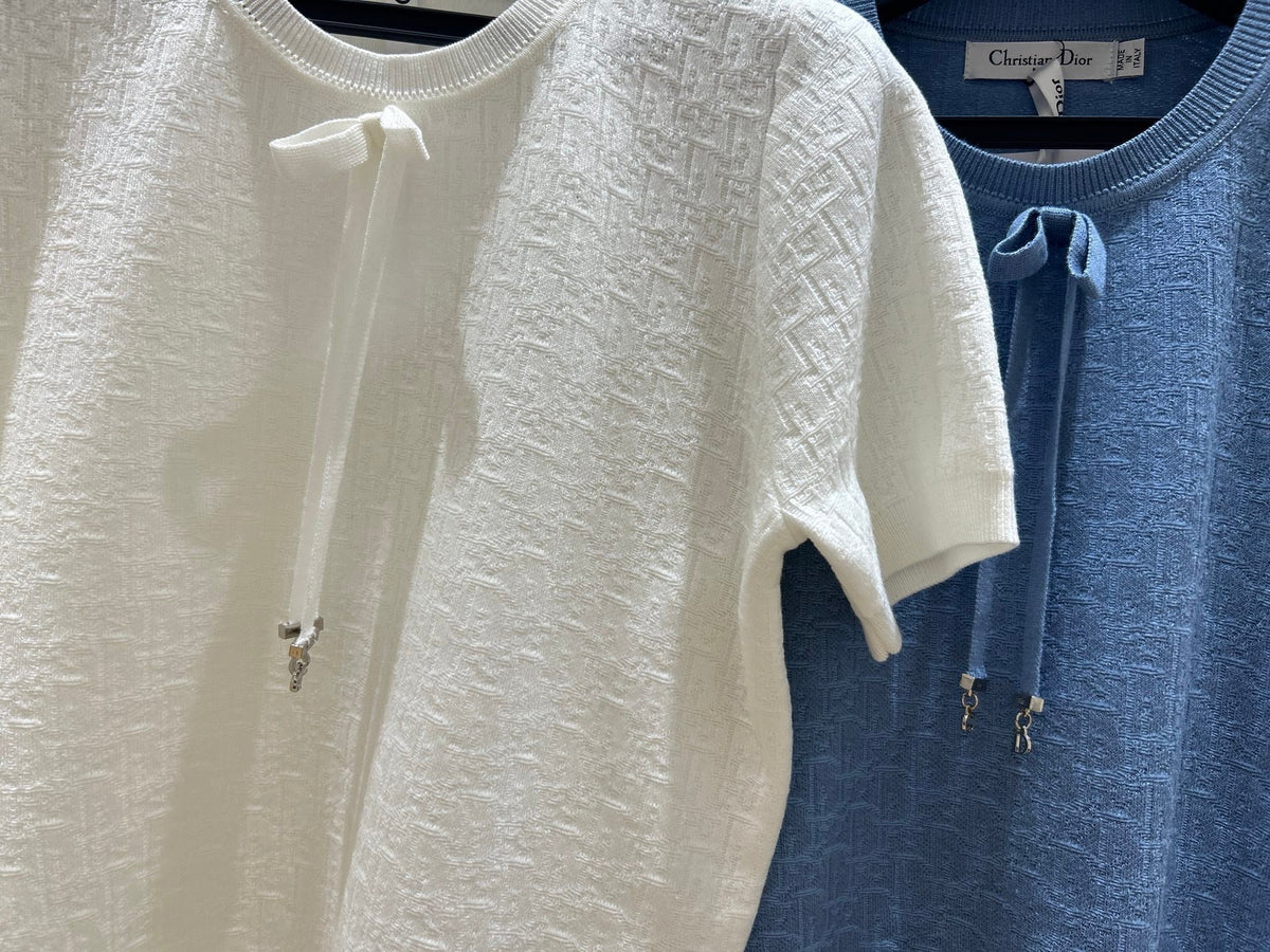 Dior 2026 Knit Short-sleeved Top Wool 399416