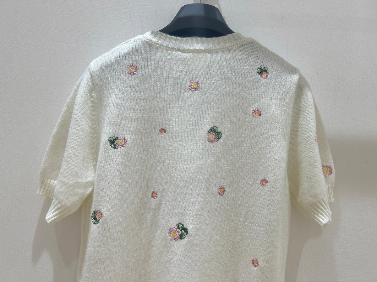 Dior 2026 T-shirt Cream Wool 535385