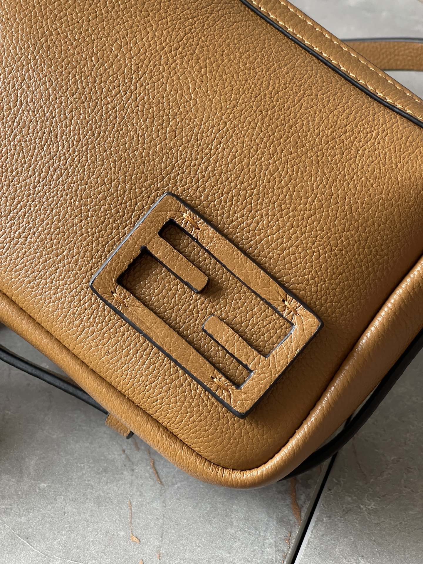 SIMPLY MINI 22 IN BRONZE BROWN GRAINED CALFSKIN