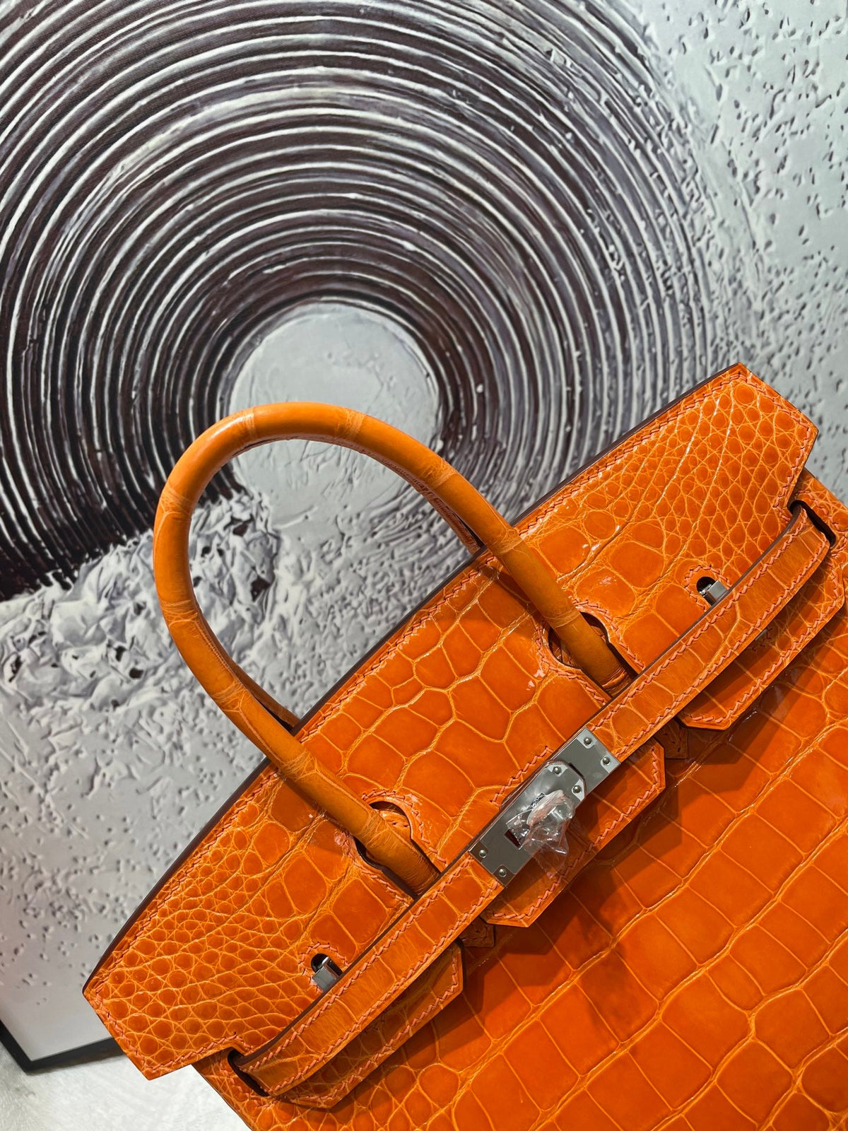 High-end Hermes 2026 Birkin Bag 25cm Glossy Crocodile Leather