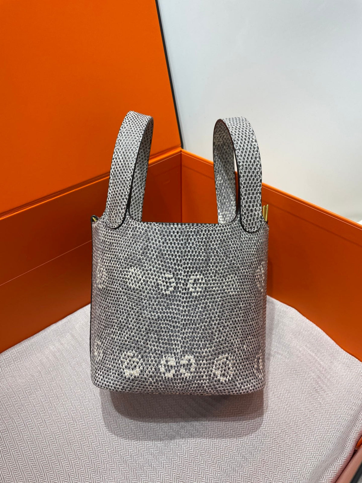 High-end Hermes 2026 Micro Picotin Lock 14 Bag Lizard Skin