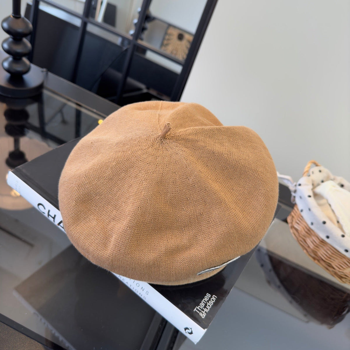 Chanel Beret Brown Cotton 262180