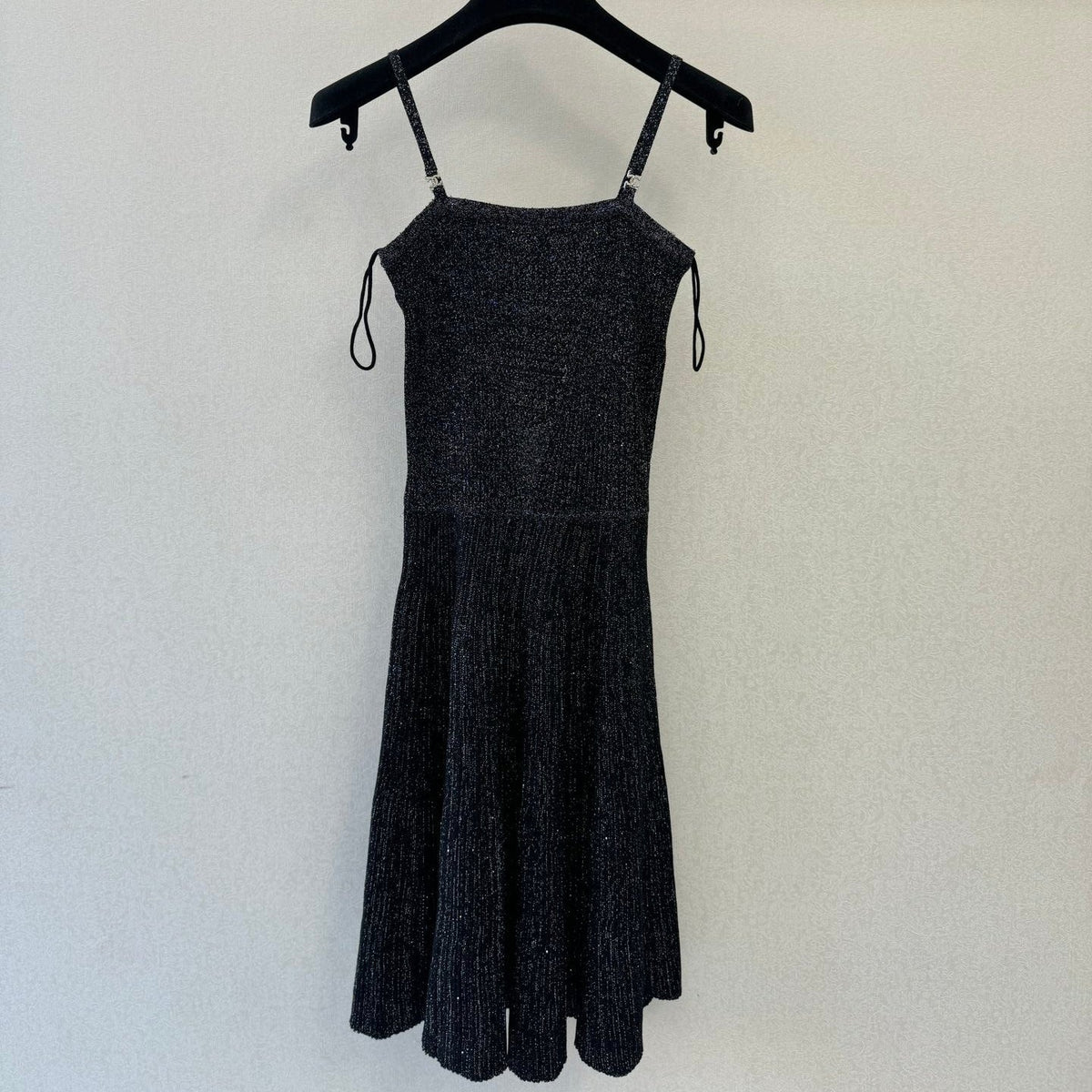 Chanel 2026 Slip Dress Black Cotton 394829