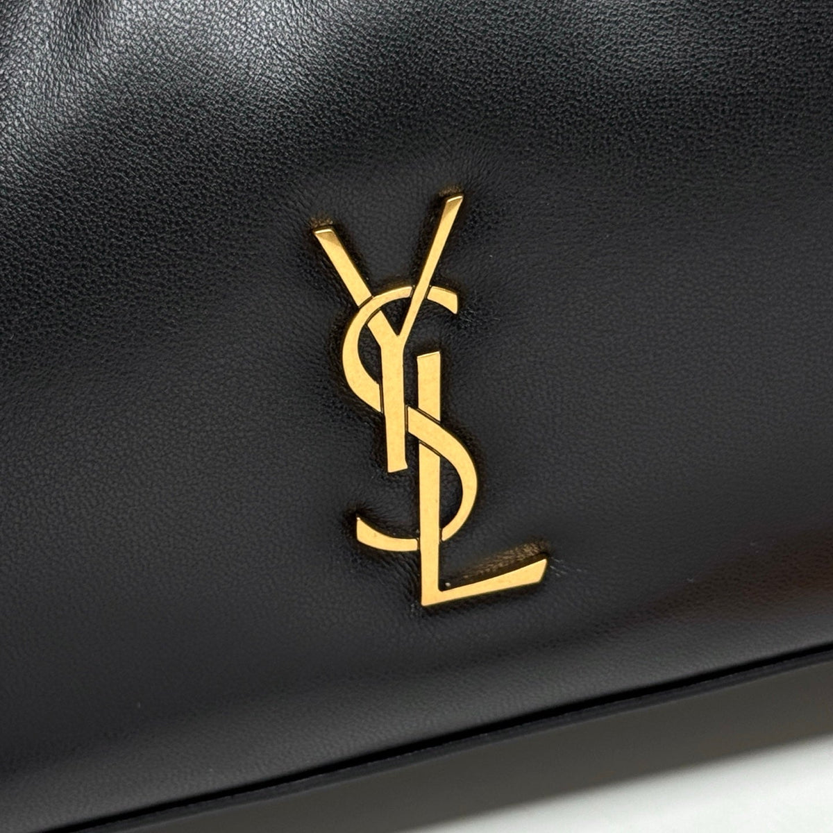 YSL 2026 Calypso Mini Hobo Bag 20cm Black Calfskin