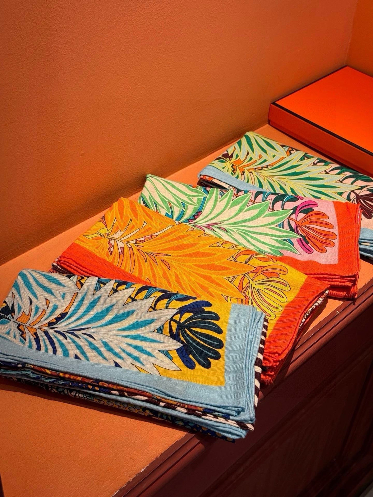 Mountain Zebra Scarf 185 CM Yellow Colorful Silk 402279