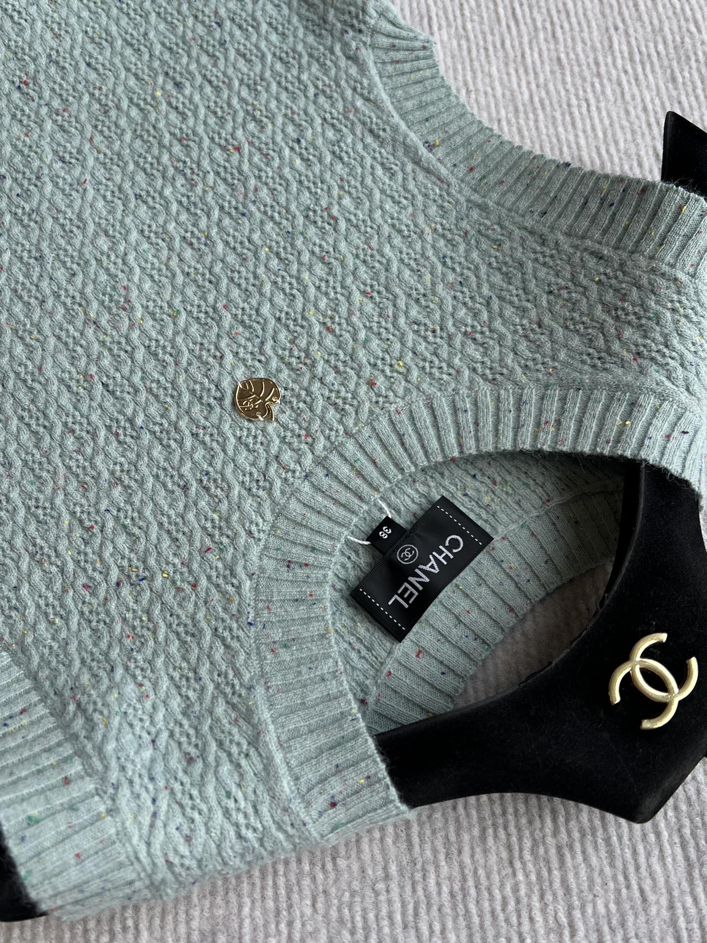 CC 25 Vest Pattern Wool 269549
