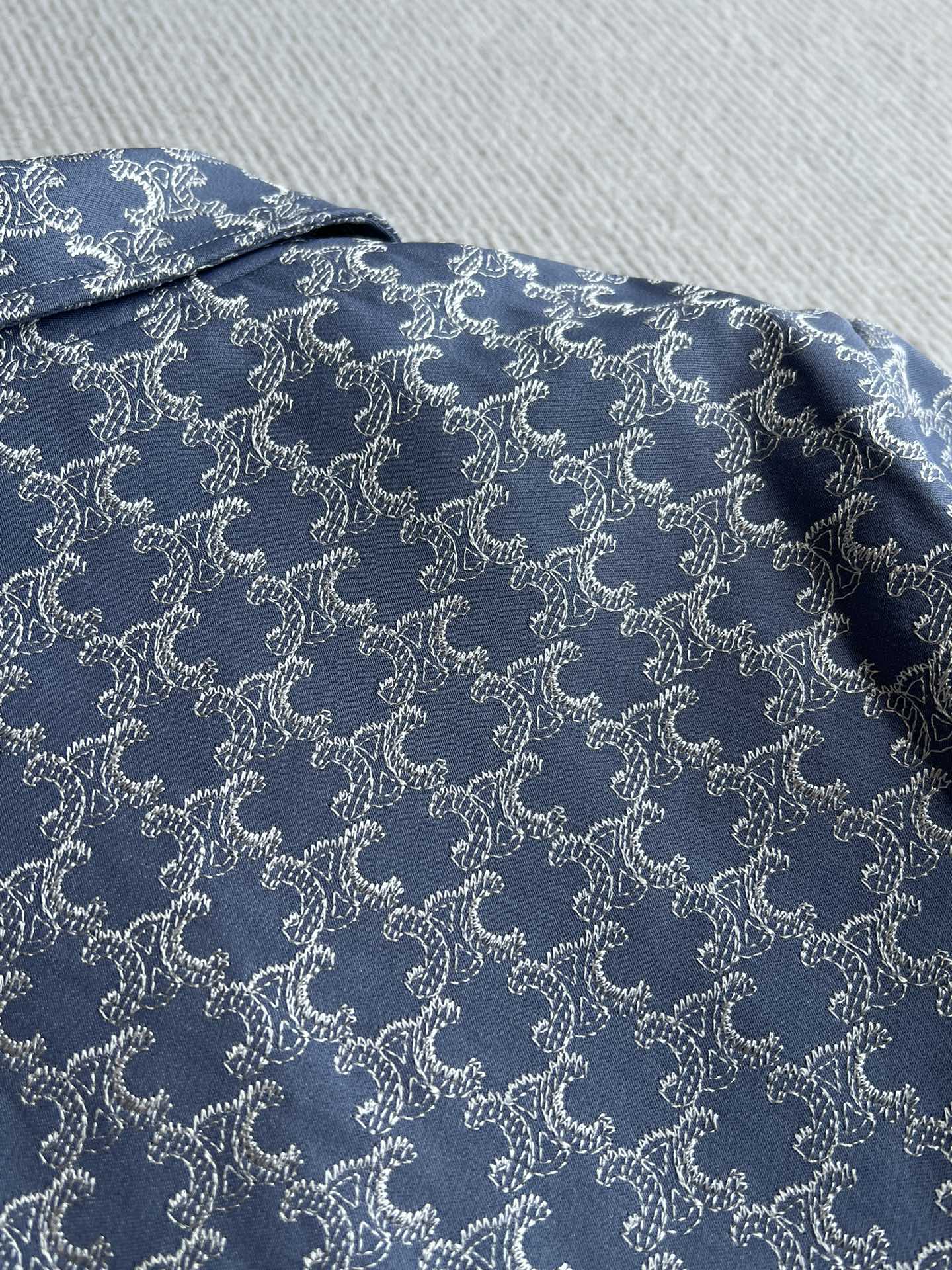 Celine 25 Jacket Blue Triacetate Polyester 275777