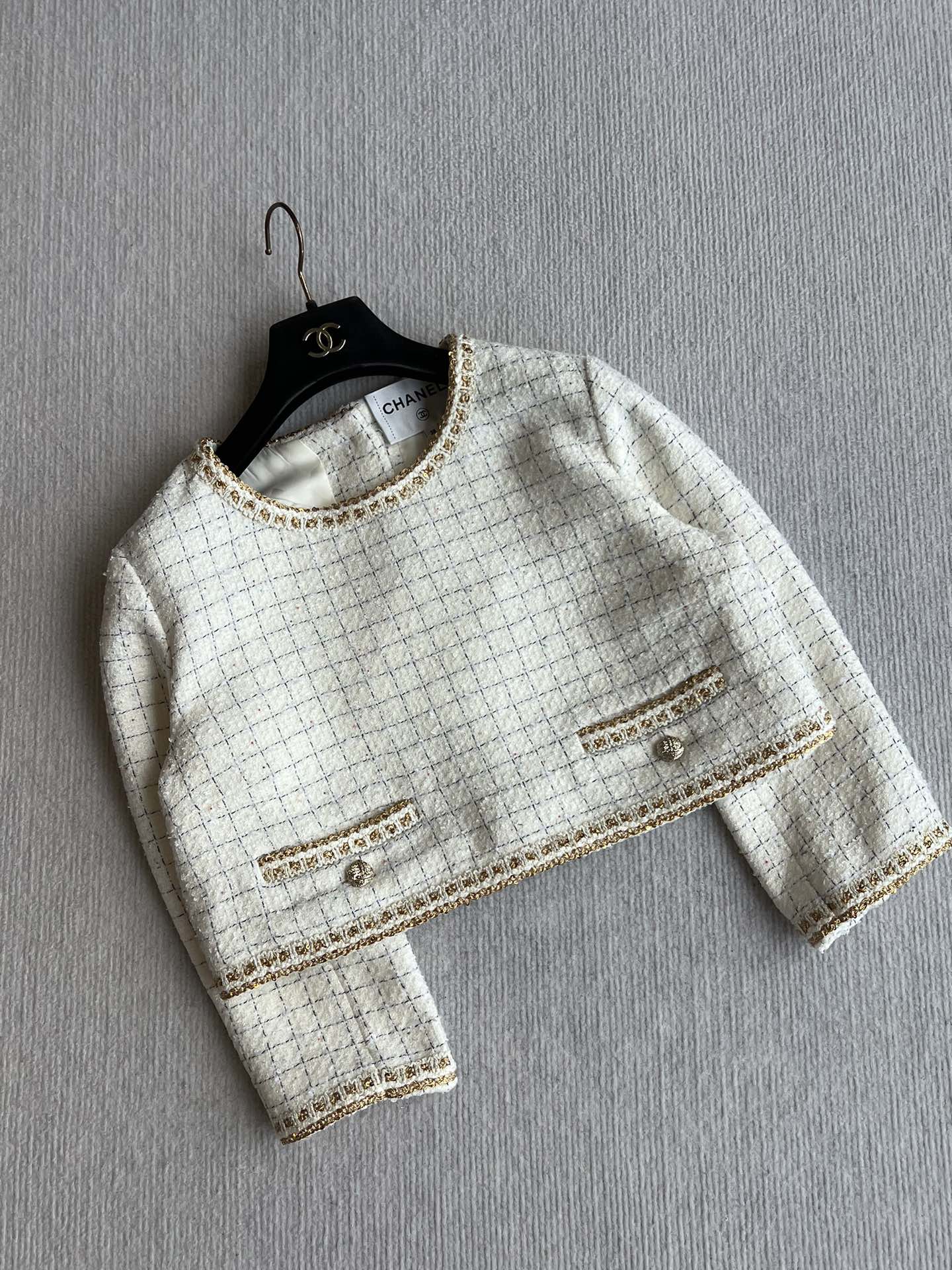 CC 25 Small Jacket White Linen 300120