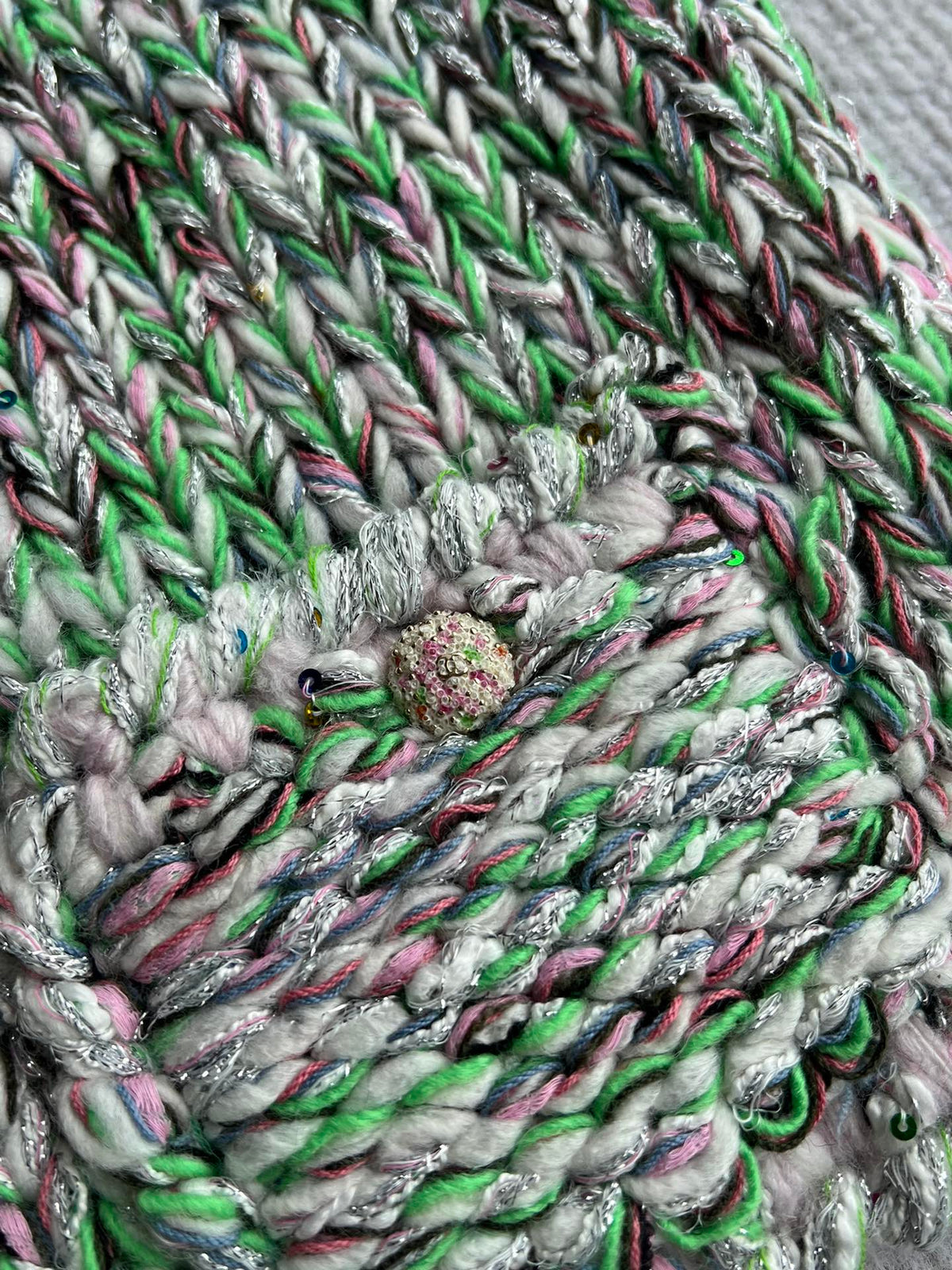 Chanel 2025 Vest Green Wool Cotton 318430