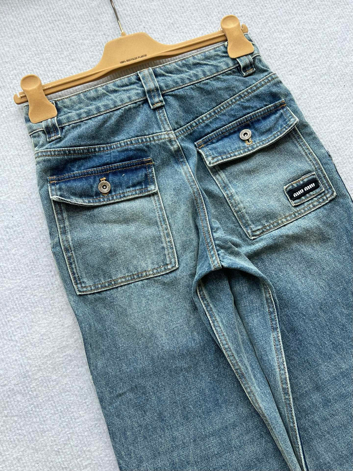 Miumiu 2026 Denim Jeans Blue Cotton 356328