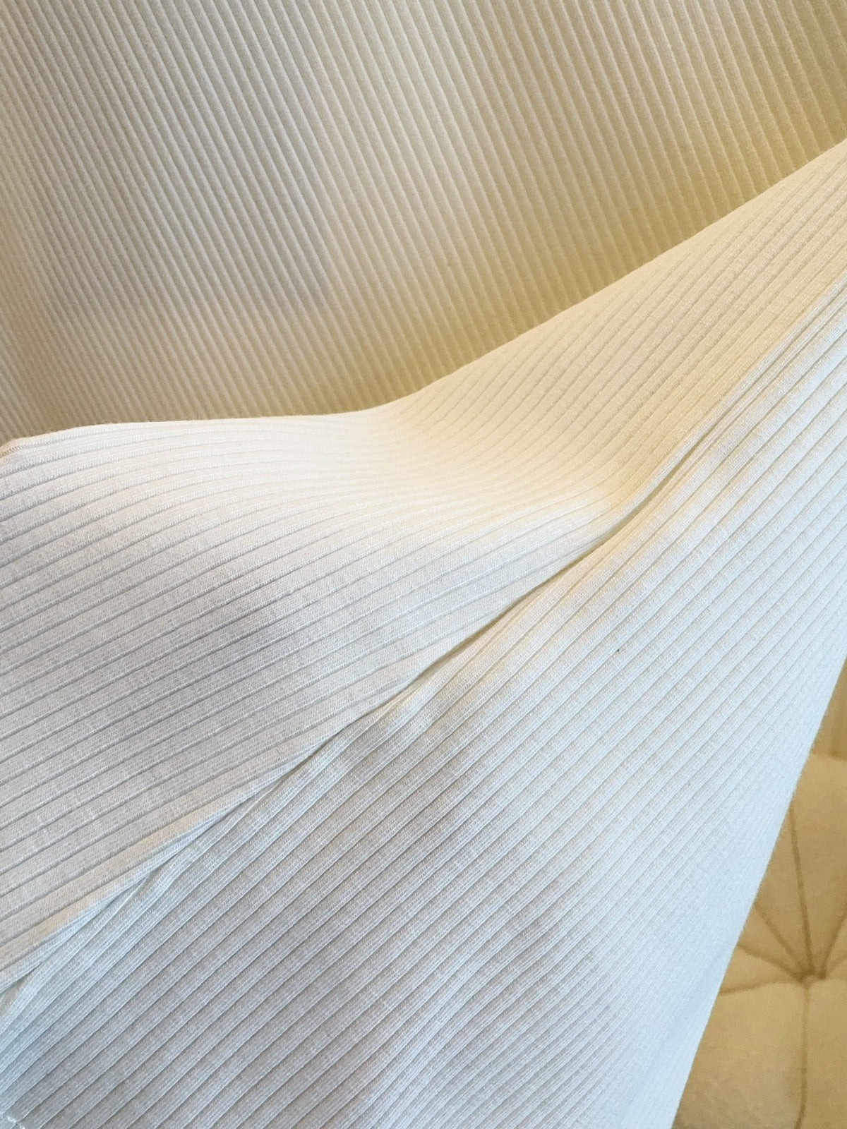 CD 2025 Asymmetrical Off-shoulder Vest White Cotton