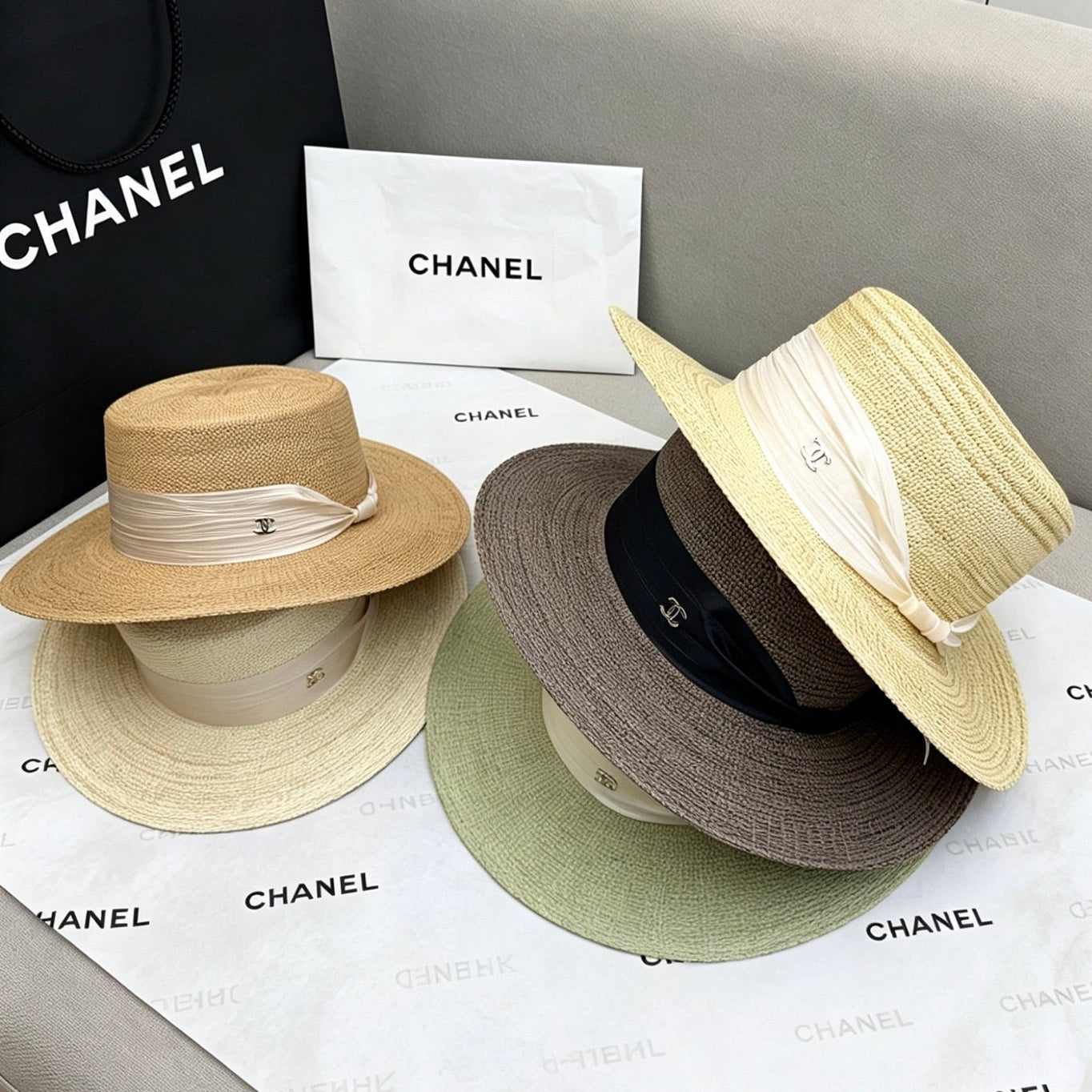 Chanel Flat Top Hat 212947