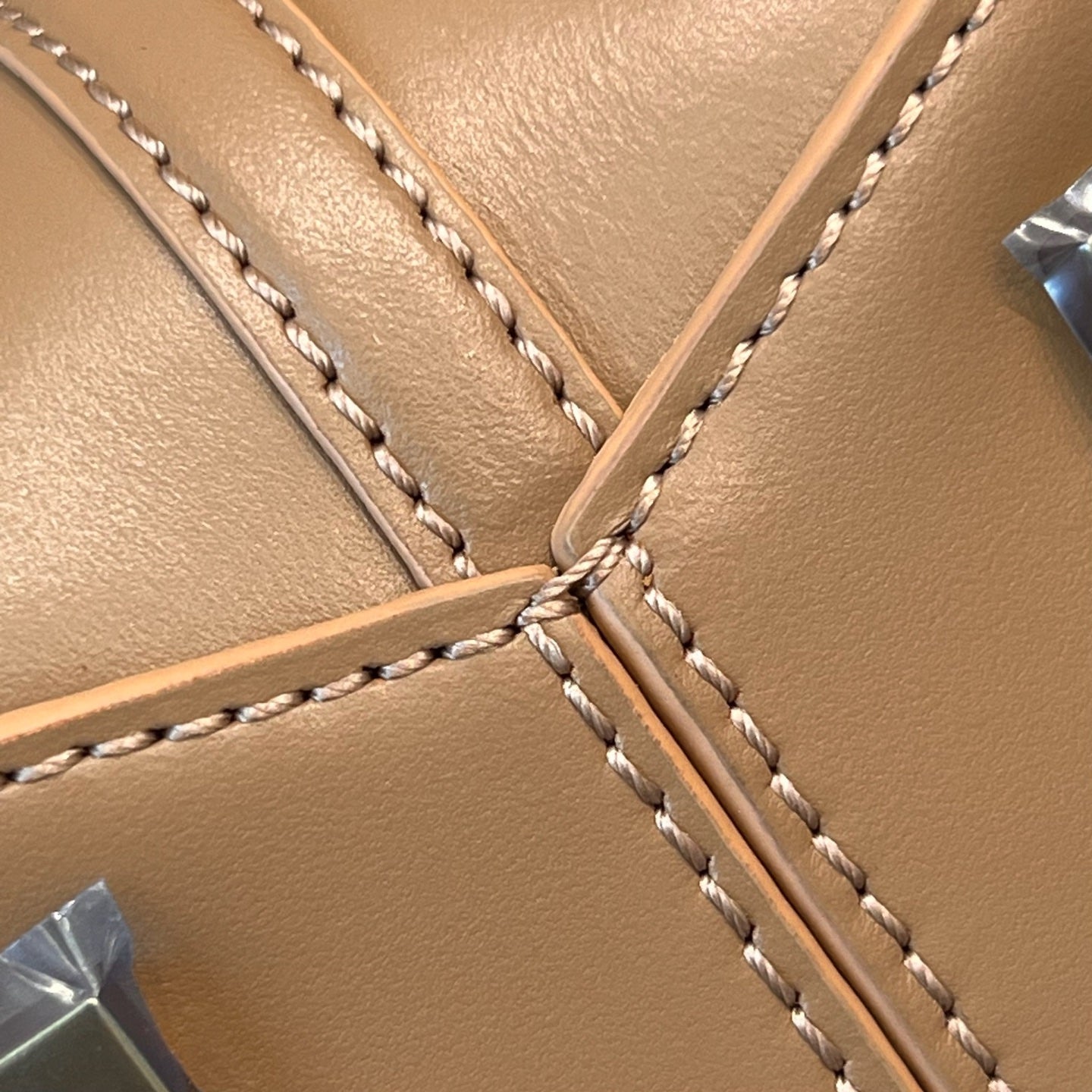 YSL Mini Bucket Bag 15 Taupe Calfskin Leather