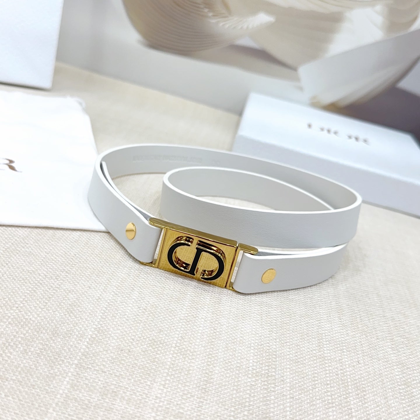 Dior 2026 Montaigne Leather Belt 20mm 189888