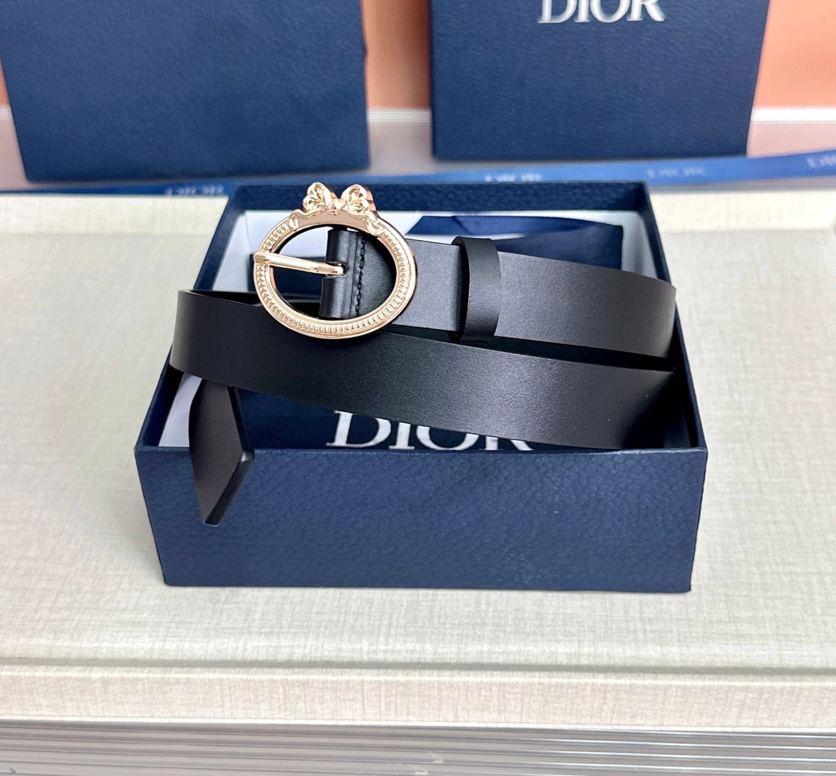 Dior Médaillon Belt 25mm Smooth Calfskin 209867