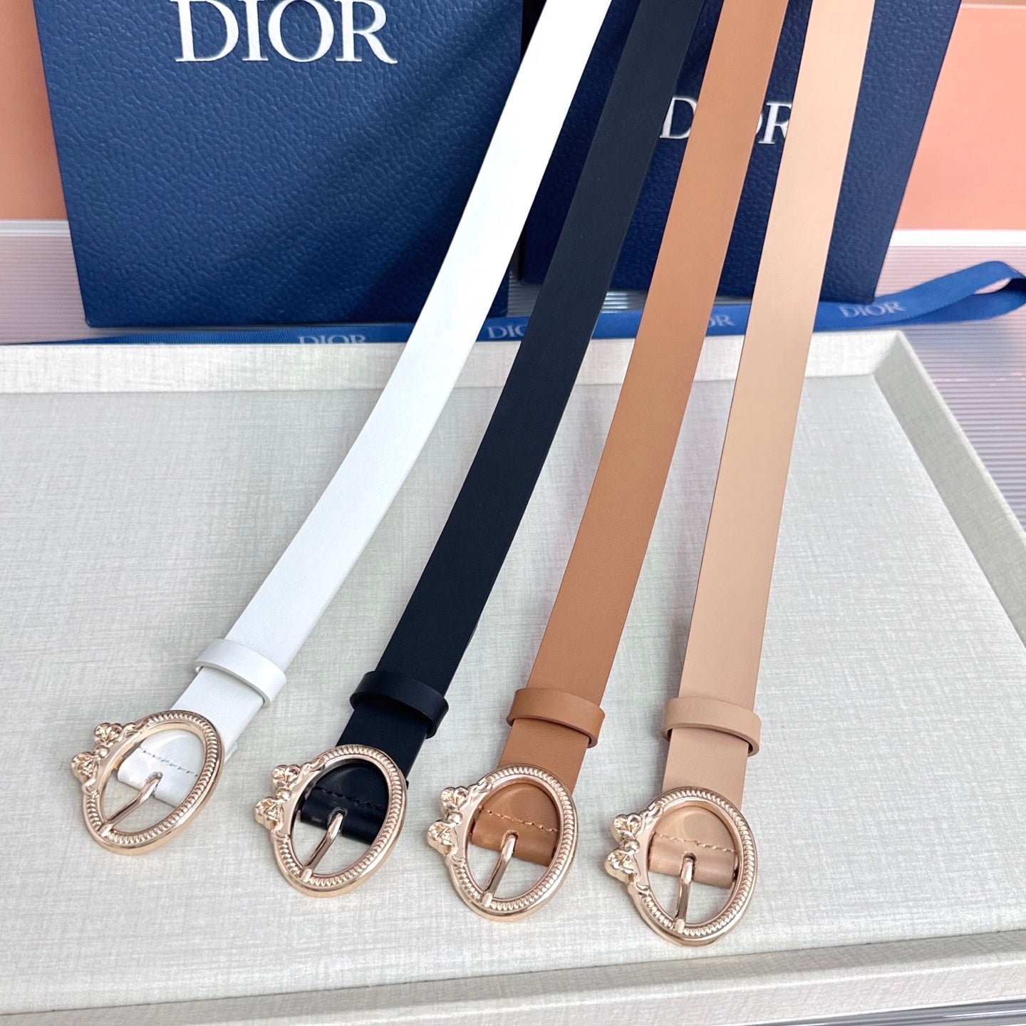 Dior Médaillon Belt 25mm Smooth Calfskin 209867