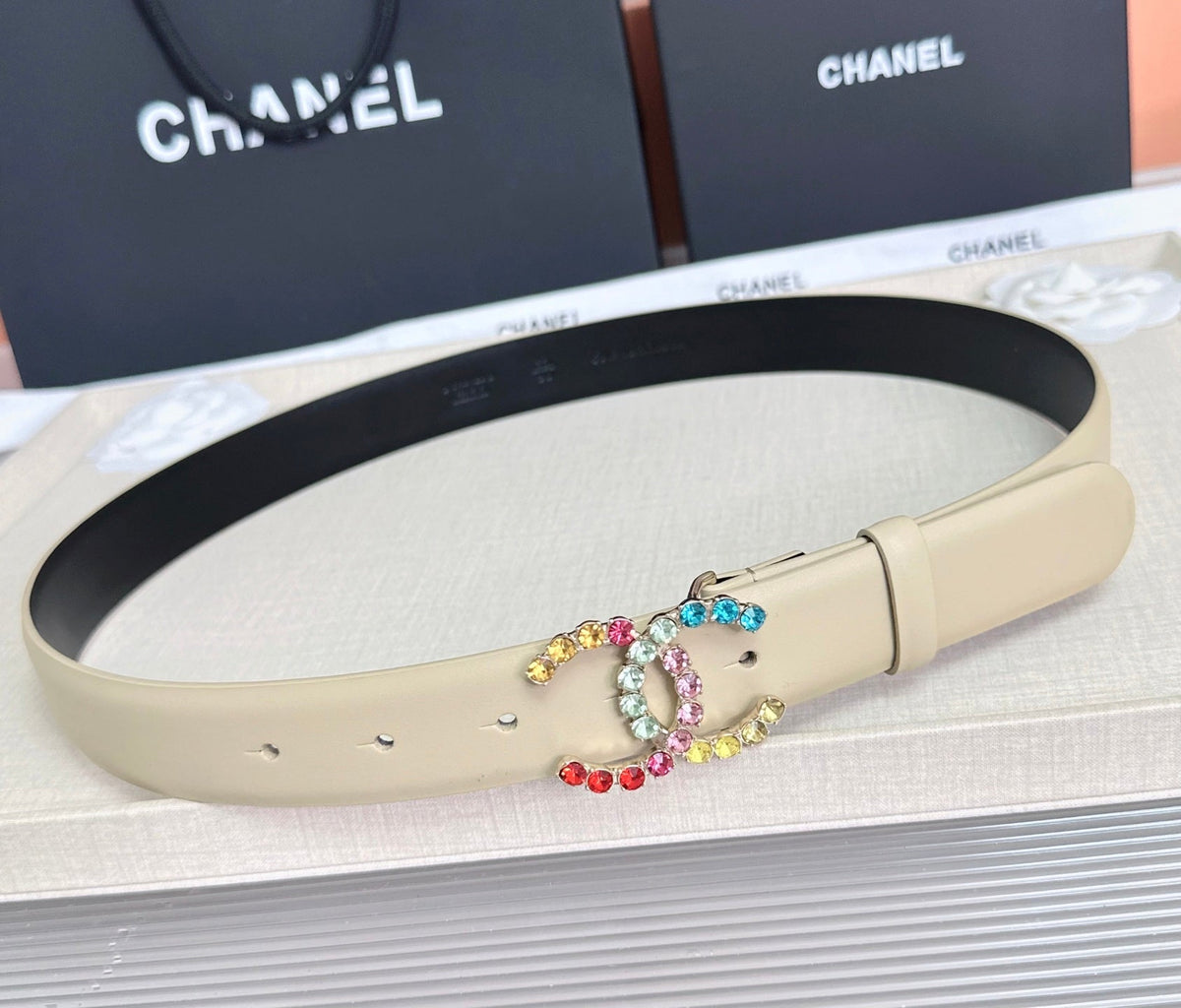 Chanel 2026 Multi-Colored Crystals Belt 30mm 210283