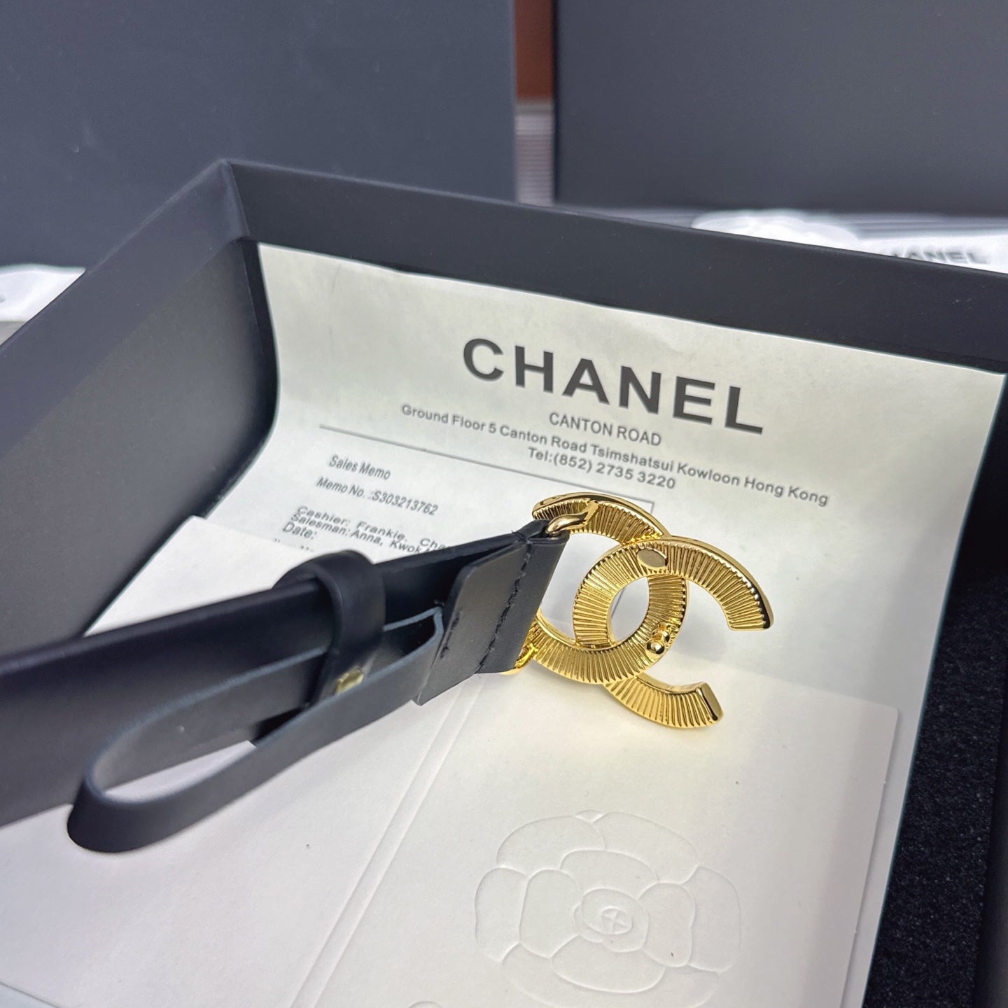Chanel 2026 Double C Buckle Belt 30mm Cowhide 211912