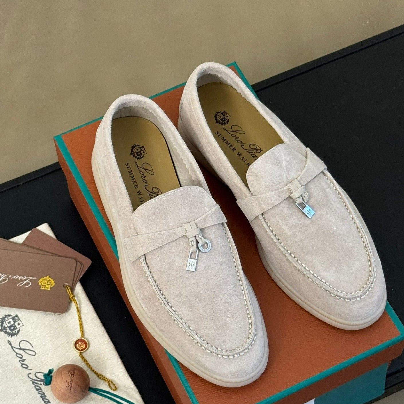 summer charm walk loafer suede