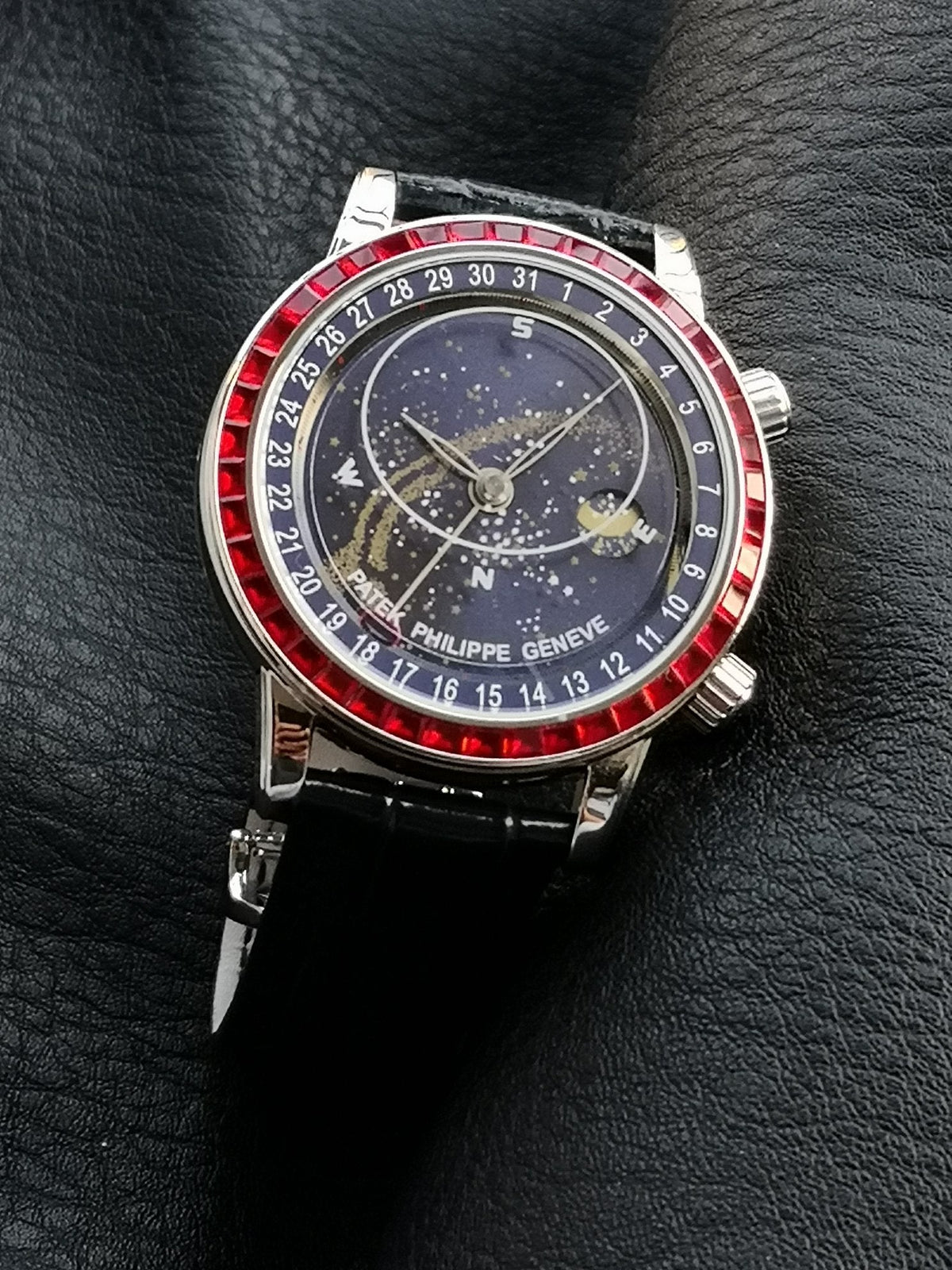 Patek Philippe Celestial Grand Complication 44mm Red Gemstones Blue Dial
