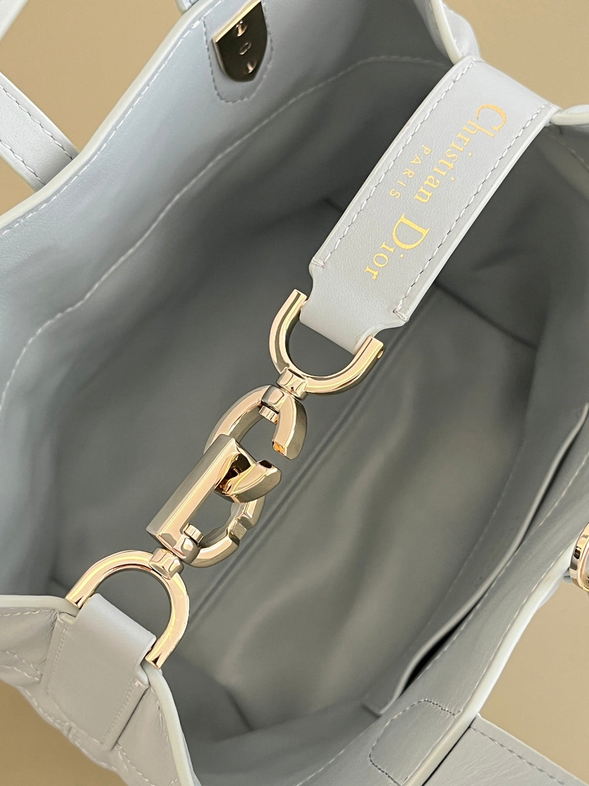 Dior 2026 Toujours Vertical Tote Bag 16cm Leather 406609