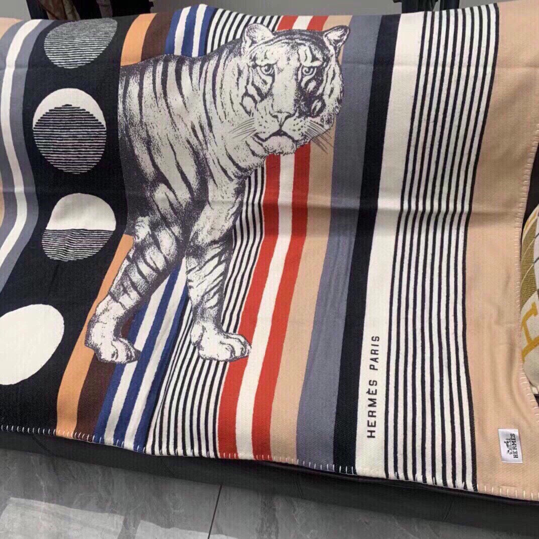 HM Tigre Bayadere Blanket Wool Cashmere