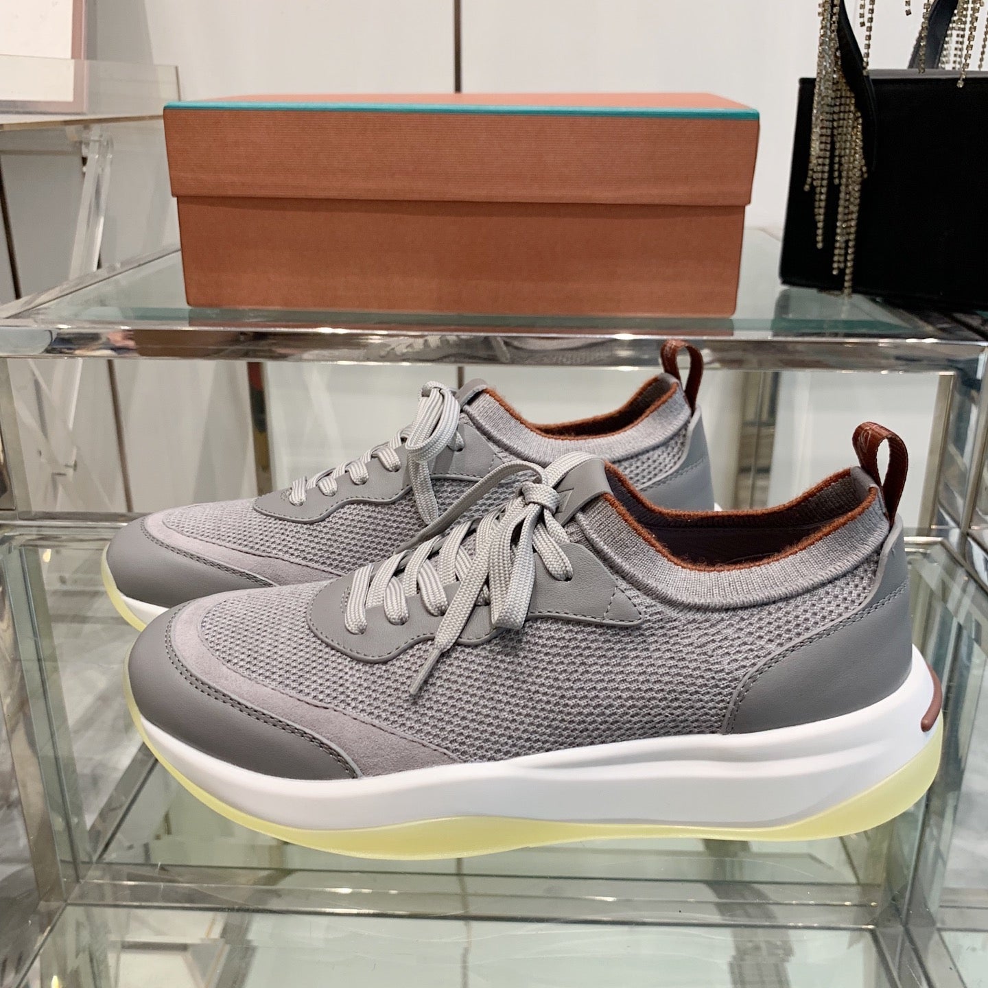 LP Flexy Walk Men's Sneaker Dark Gray Wool 307256