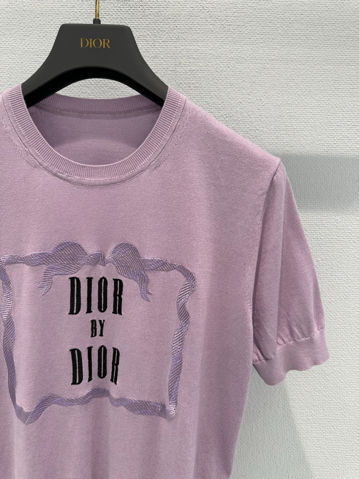 Dior 2026 Short-sleeved T-shirt Purple Cotton 460281