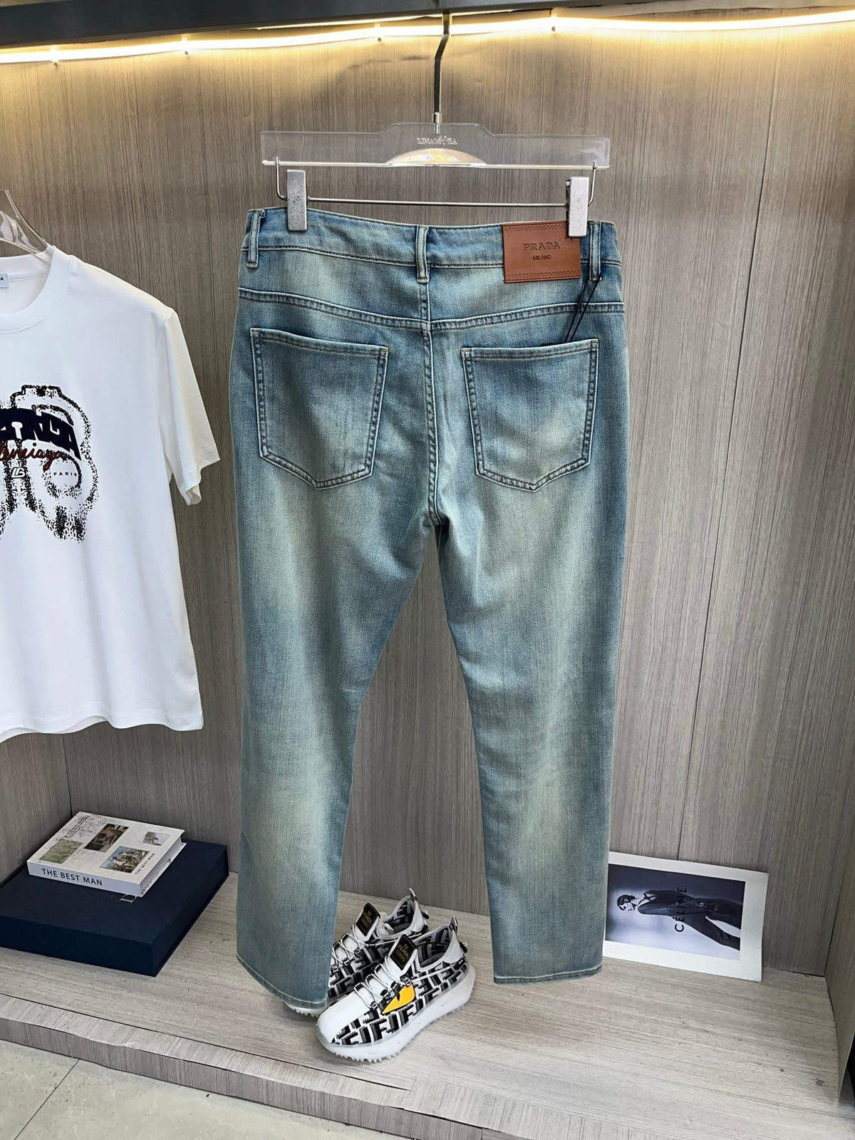 PRA 2026 Men's Jeans Light Blue Denim 843266