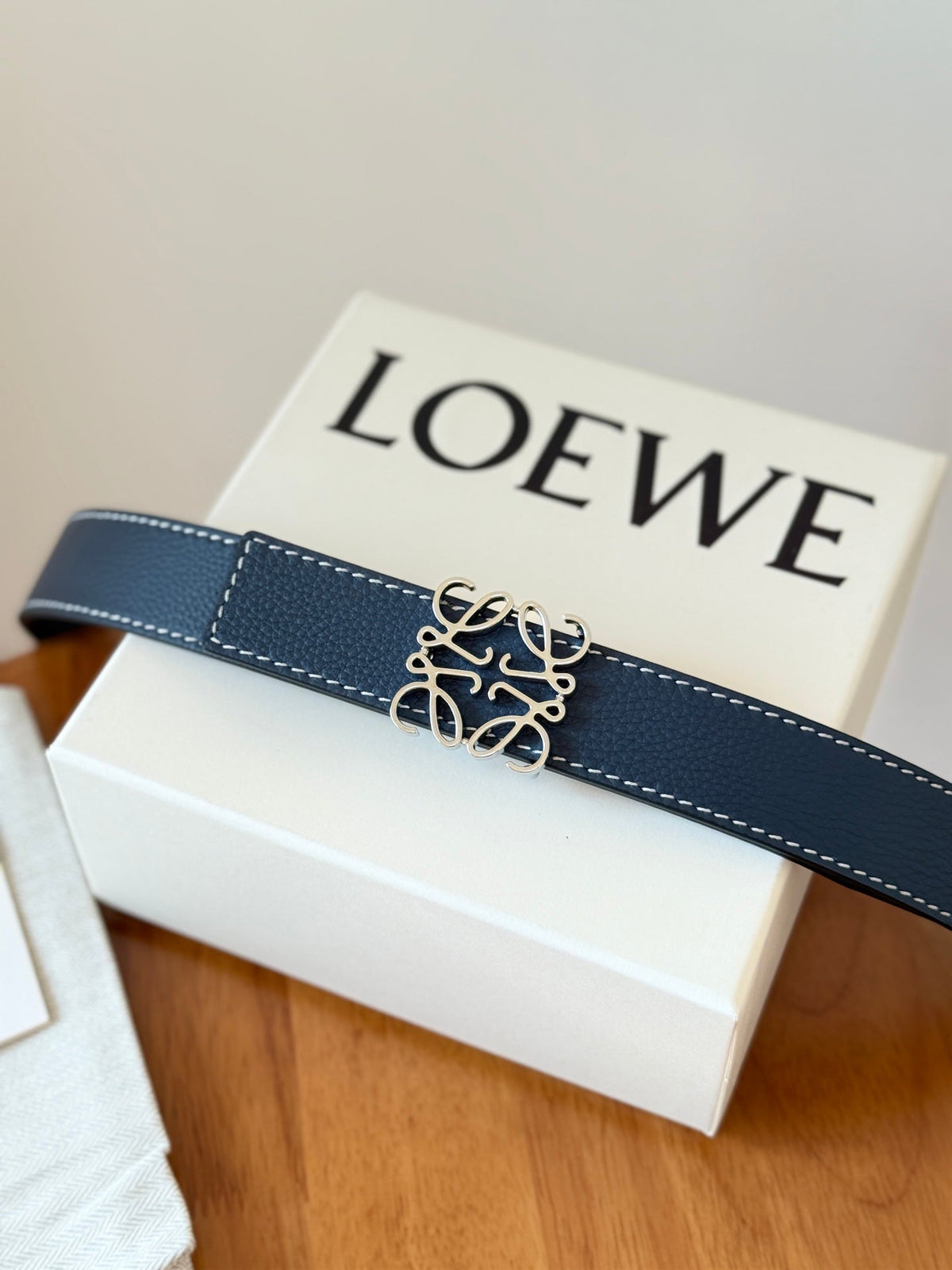 Loewe 2026 Anagram Reversible Belt 32mm Leather 217056