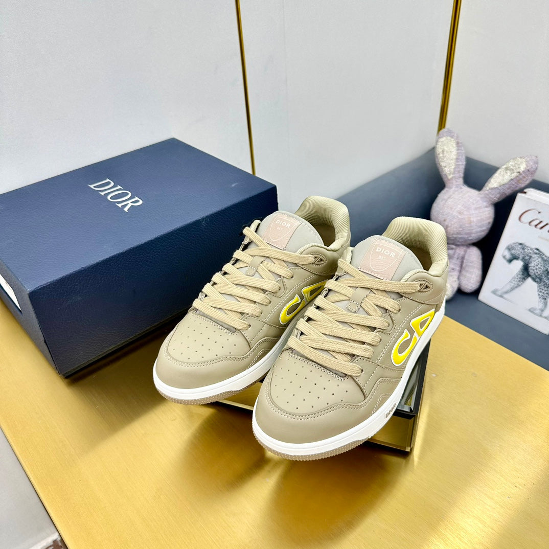 CD B57 Low-Top Sneaker In Peanut Brown Calfskin 993830