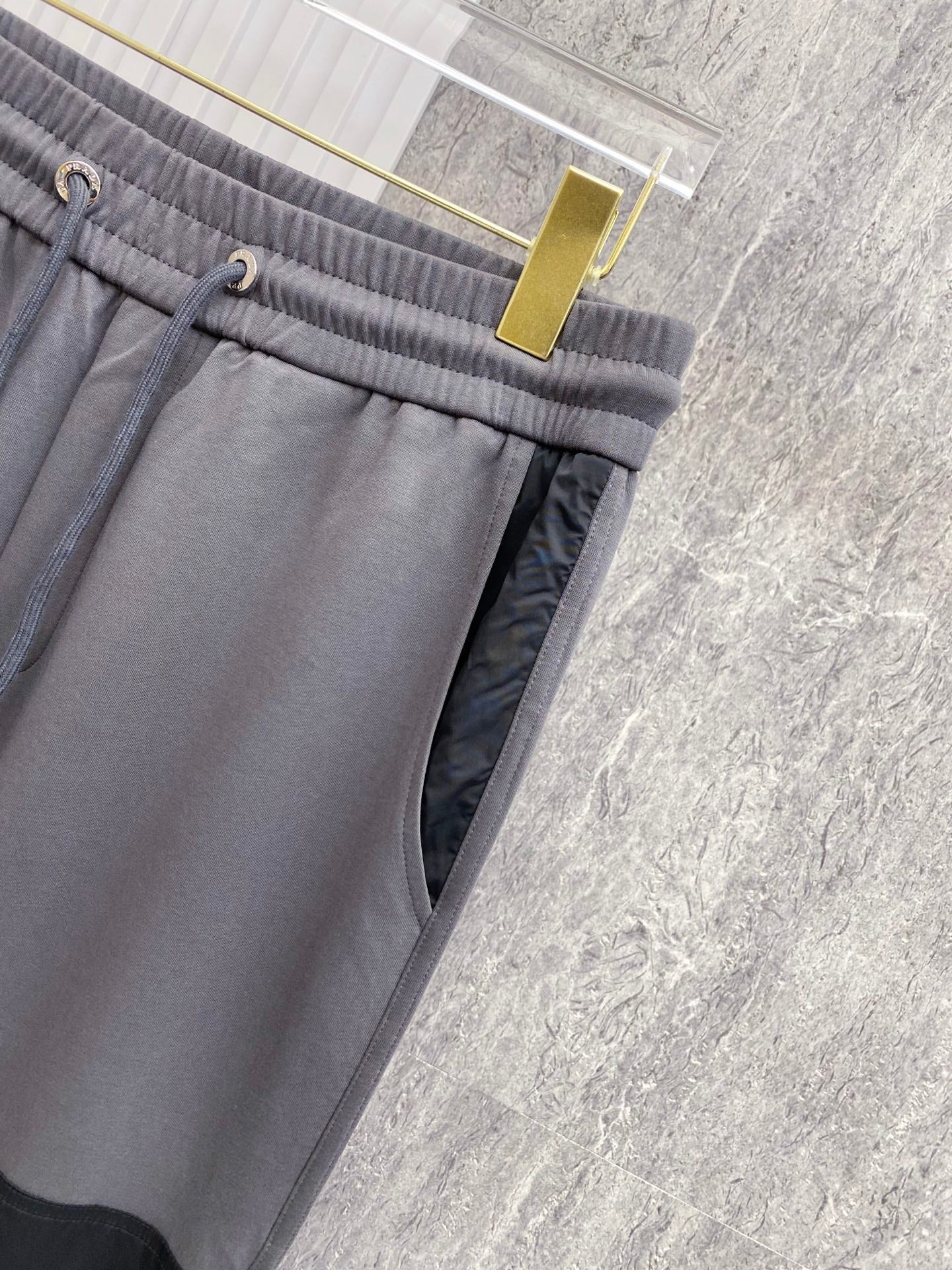 PRA 2026 Men's Casual Pants Gray Black Fleece 842904