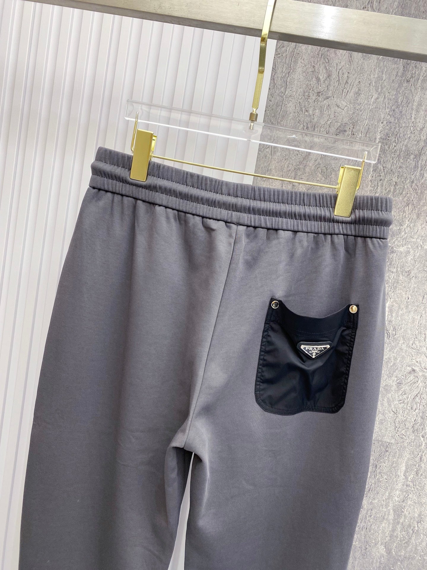 PRA 2026 Men's Casual Pants Gray Black Fleece 842904