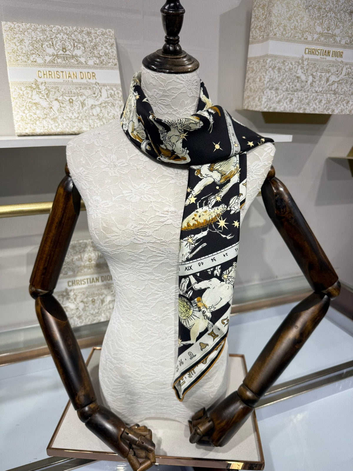 Dior 2026 Night of Dreams Scarf 90cm Silk 198297