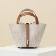 High-end Hermes 2026 Picotin Lock 19 Bag Felt And Swift Calfskin