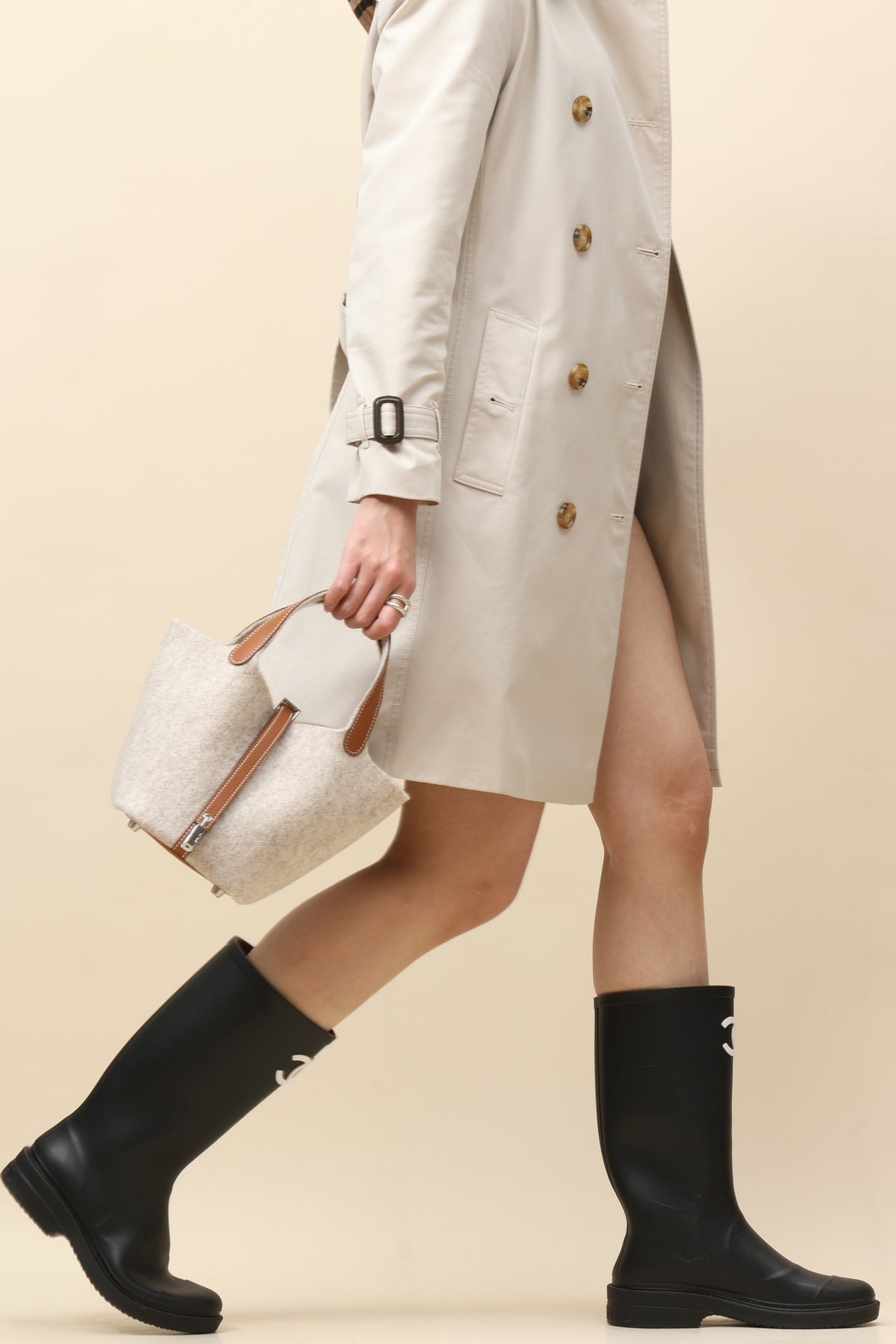 High-end Hermes 2026 Picotin Lock 19 Bag Felt And Swift Calfskin
