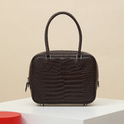High-end Hermes 2026 Plume Bag 20cm Alligator Leather