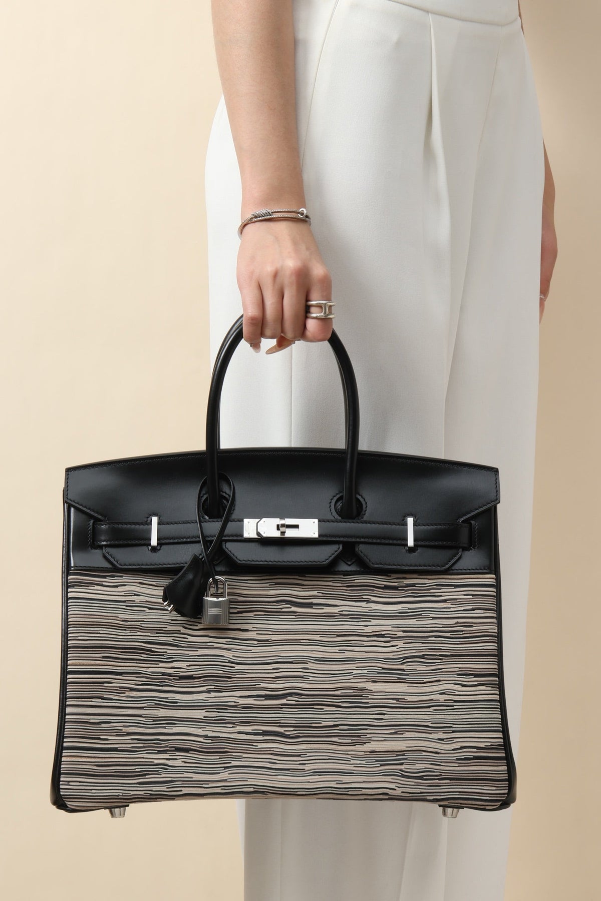 High-end Hermes 2026 Vibrato Birkin Bag 35cm Box Lambskin