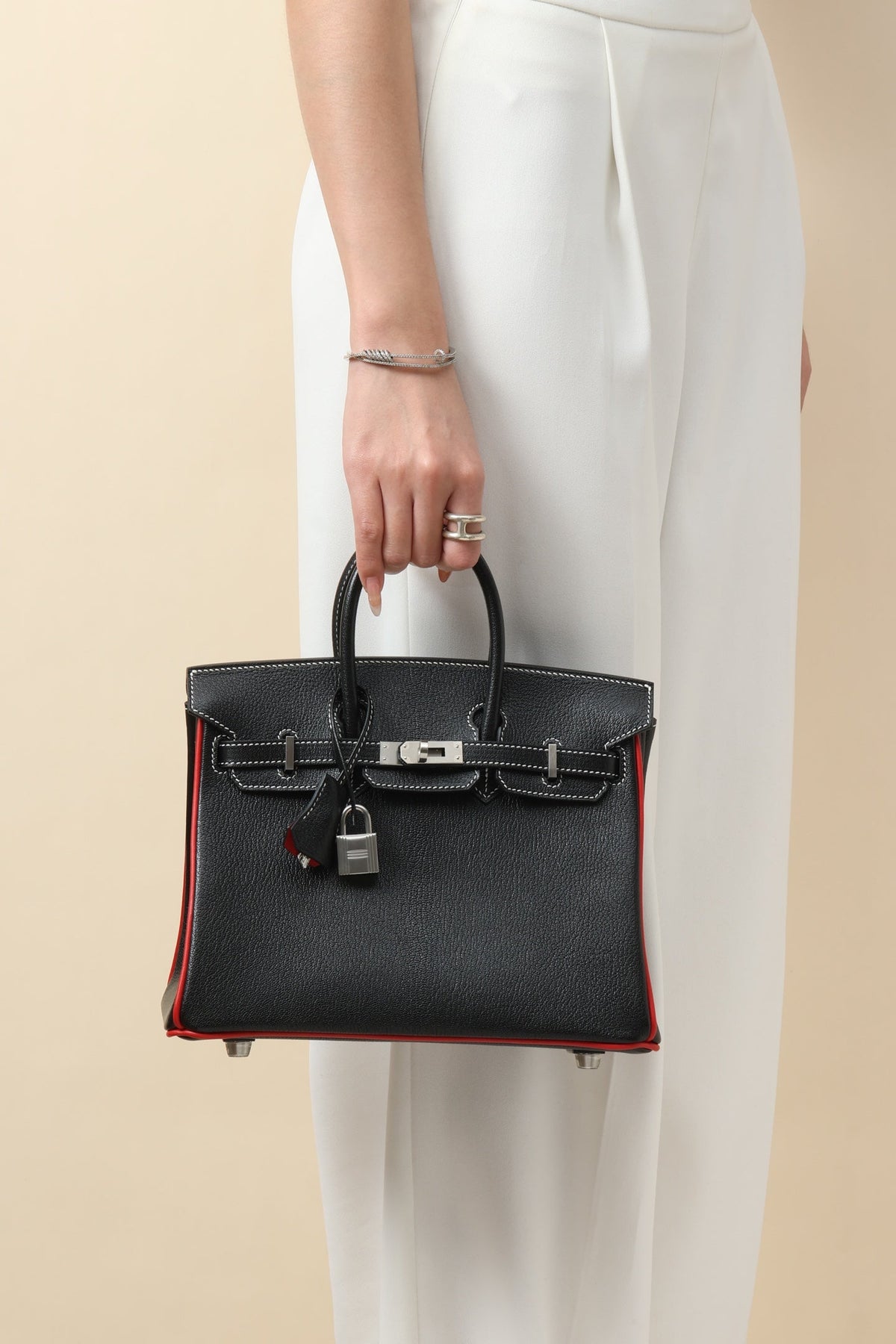 High-end Hermes 2026 Horseshoe Stamp Birkin Bag 25cm Goatskin